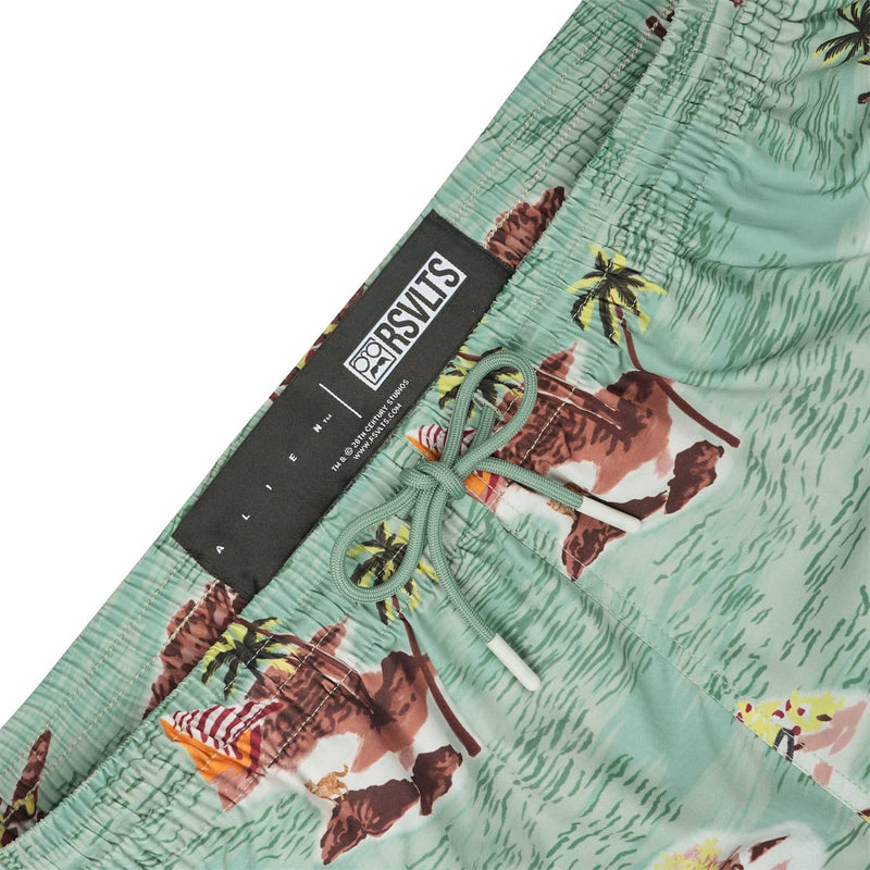 RSVLTS The Brett Hybrid Shorts in Green — detail 3