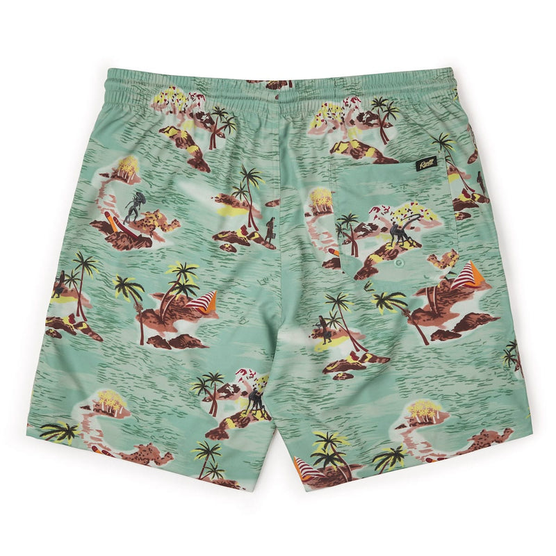 RSVLTS The Brett Hybrid Shorts in Green — detail 5