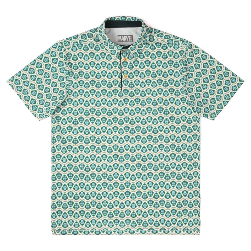 RSVLTS Iron Rule All-Day Polo in Green — front view