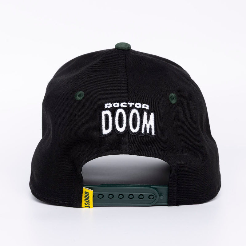 RSVLTS What Needs Be Done 5-Panel Curved Brim Hat in Black — detail 4