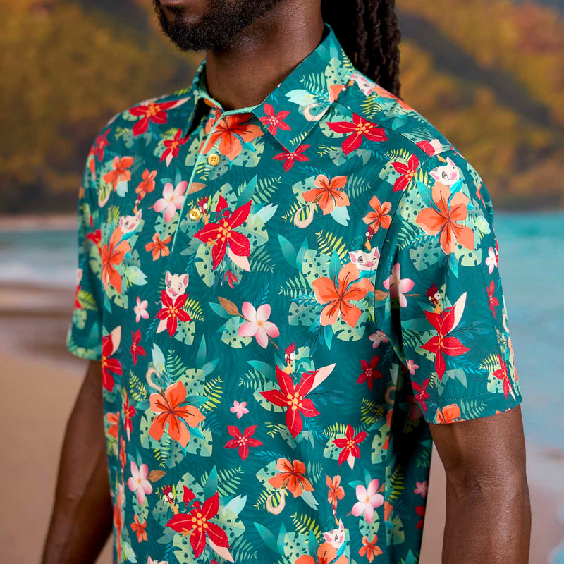 RSVLTS All You Need All-Day Polo in Green — detail 4