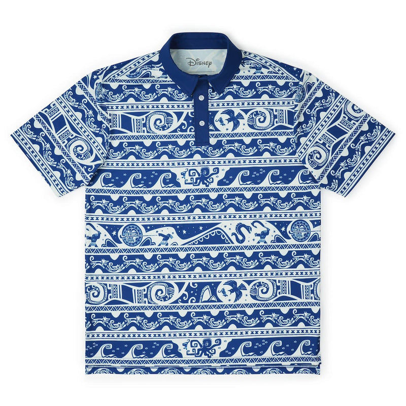 RSVLTS You’re Welcome All-Day Polo in Blue — front view