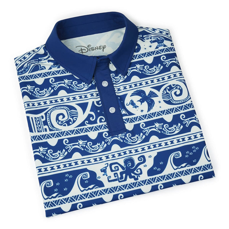 RSVLTS You’re Welcome All-Day Polo in Blue — detail 7