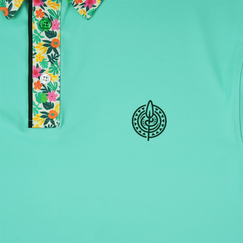 RSVLTS Know Who You Are All-Day Polo in Blue — detail 3