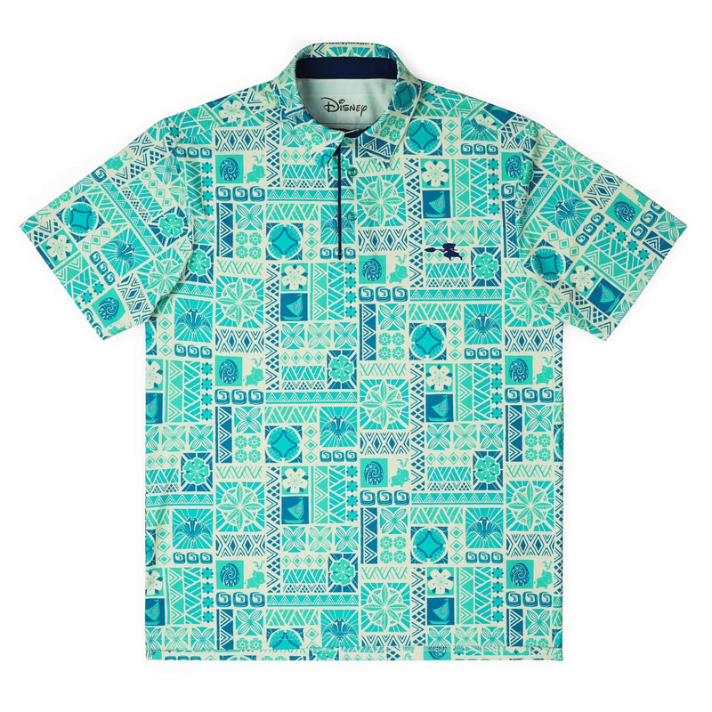RSVLTS Destined for Adventure All-Day Polo in Blue — front view