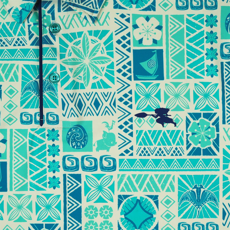 RSVLTS Destined for Adventure All-Day Polo in Blue — detail 3