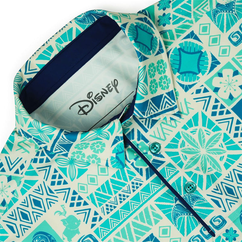 RSVLTS Destined for Adventure All-Day Polo in Blue — detail 5