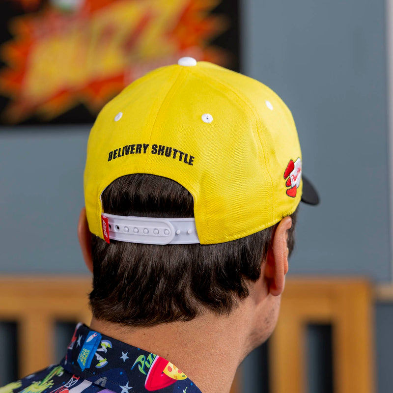 RSVLTS YO Delivery Shuttle 5-Panel Hat in Black — detail 3