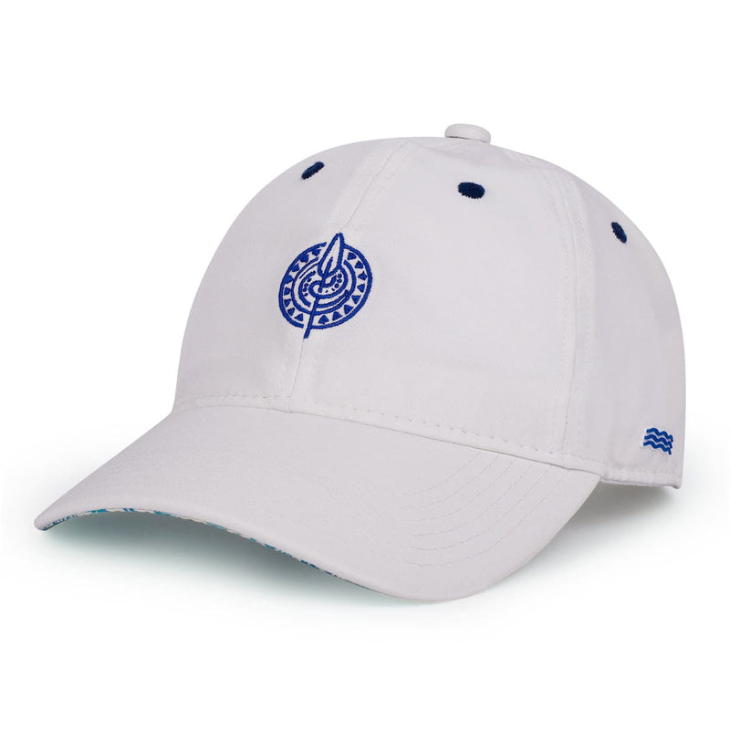 RSVLTS Destined for Adventure Performance Hat in White — front view