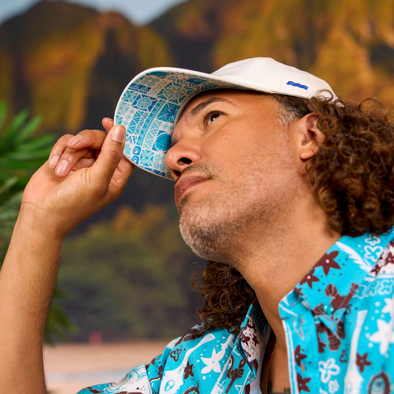 RSVLTS Destined for Adventure Performance Hat in White — detail 6