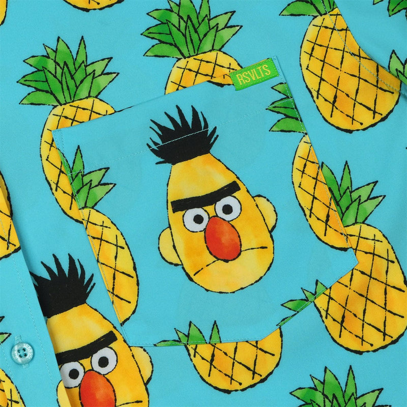 RSVLTS Bert-apple KUNUFLEX Short Sleeve Shirt in Green — detail 3