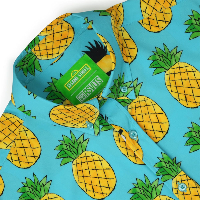RSVLTS Bert-apple KUNUFLEX Short Sleeve Shirt in Green — detail 6