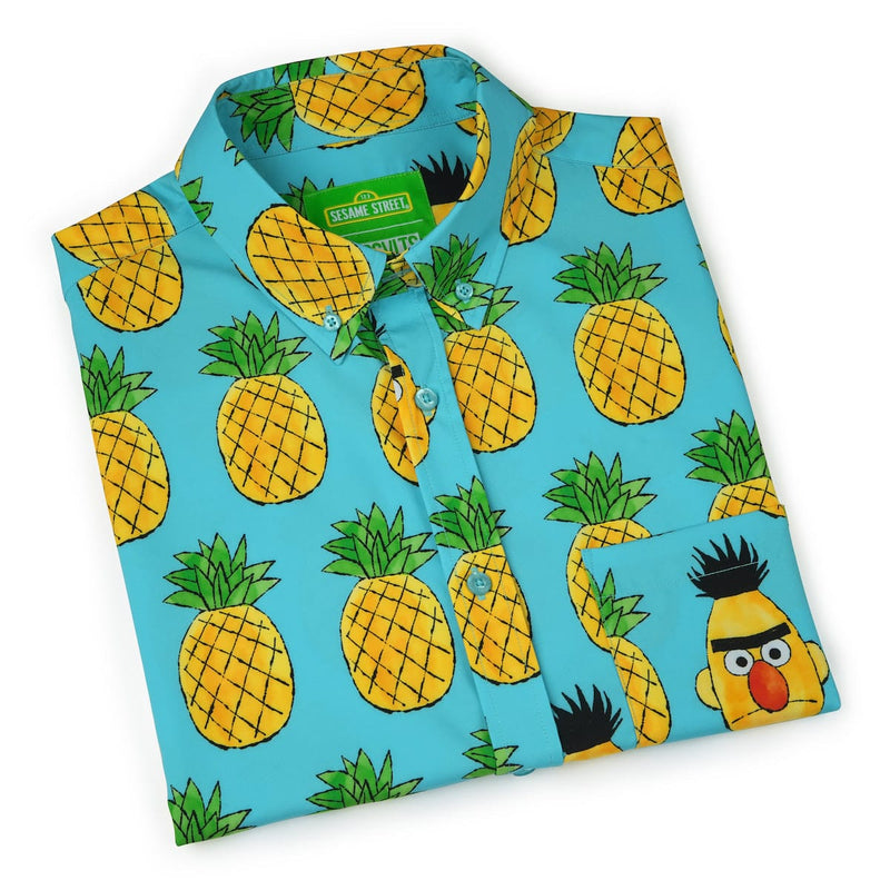 RSVLTS Bert-apple KUNUFLEX Short Sleeve Shirt in Green — detail 8