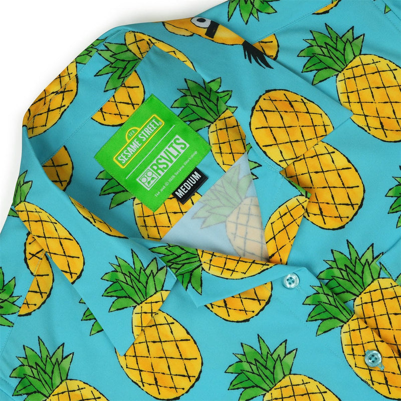 RSVLTS Bert-apple Women's KUNUFLEX Short Sleeve Shirt in Green — detail 3