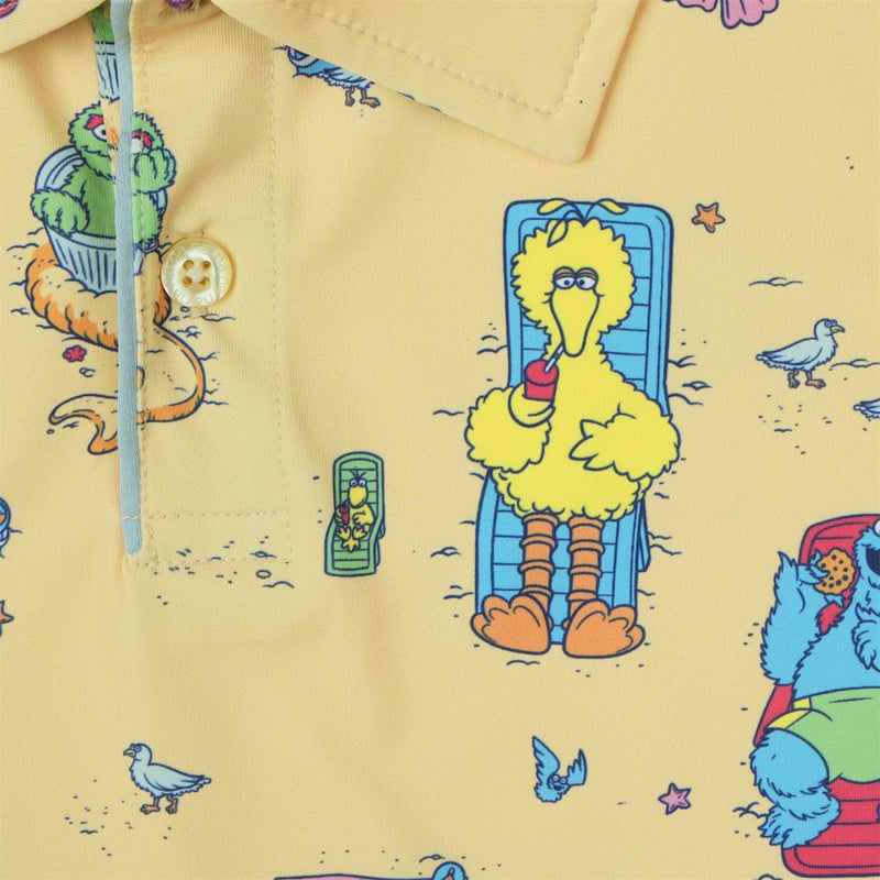 RSVLTS Sunny Daze Preschool All-Day Polo in Yellow — detail 2