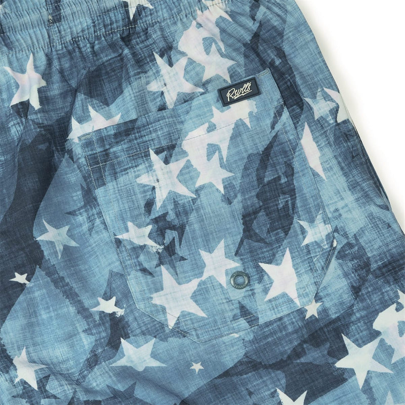 RSVLTS Star-Spangled Banger Hybrid Shorts in Blue — detail 5