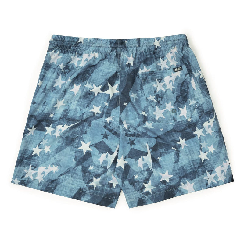 RSVLTS Star-Spangled Banger Hybrid Shorts in Blue — detail 6