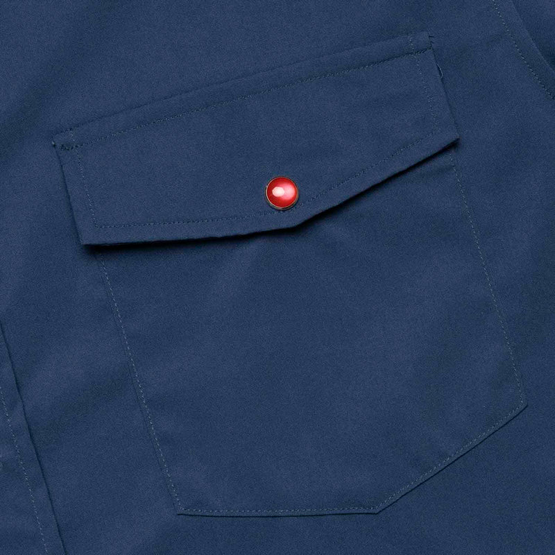 RSVLTS Red Glare Roper Short Sleeve Shirt in Blue — detail 8