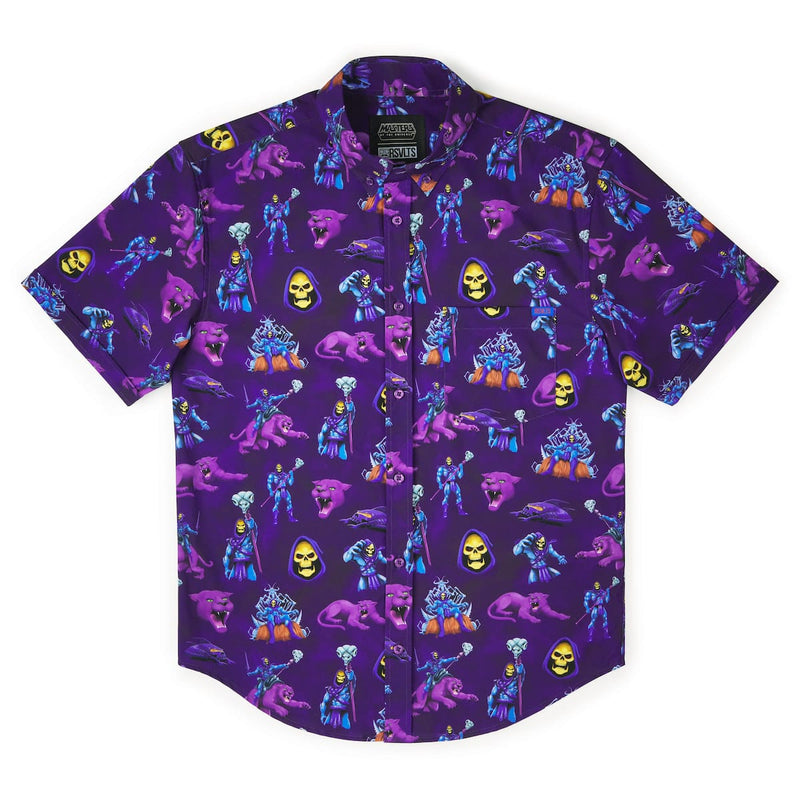 RSVLTS Purrr-fectly Evil KUNUFLEX Short Sleeve Shirt in Purple — detail 5