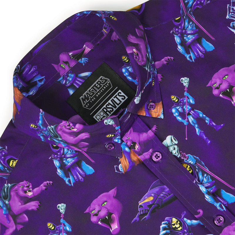 RSVLTS Purrr-fectly Evil KUNUFLEX Short Sleeve Shirt in Purple — detail 6
