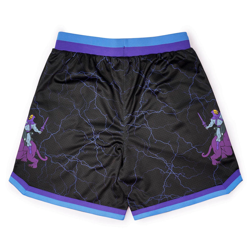 RSVLTS Purrr-fectly Evil Mesh Shorts in Black — detail 4