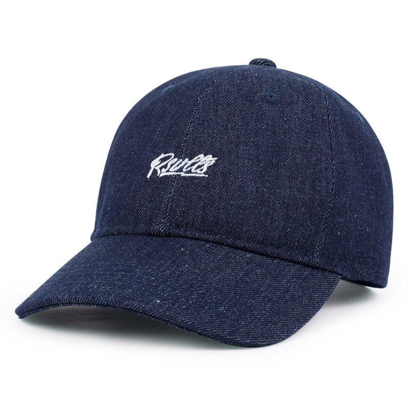 RSVLTS RSVLTS Bolt (Dark Denim) Dad Hat — front view