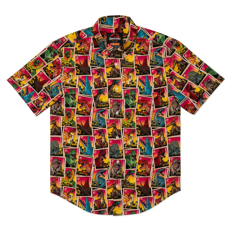 RSVLTS That Is One Big Pile of Cards KUNUFLEX Short Sleeve Shirt in Multicolor — detail 5