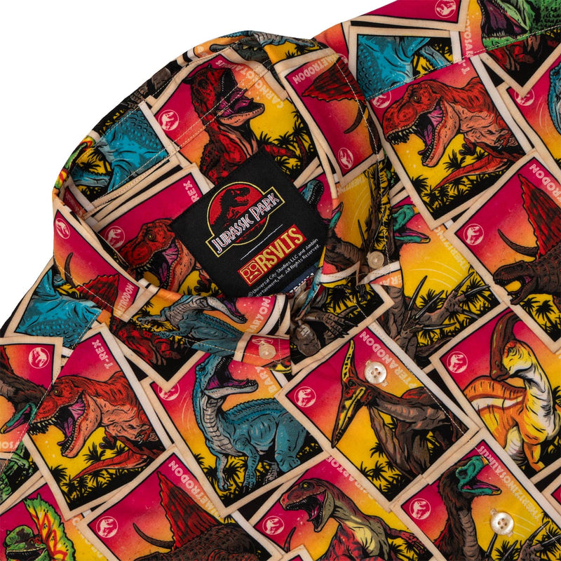 RSVLTS That Is One Big Pile of Cards KUNUFLEX Short Sleeve Shirt in Multicolor — detail 6