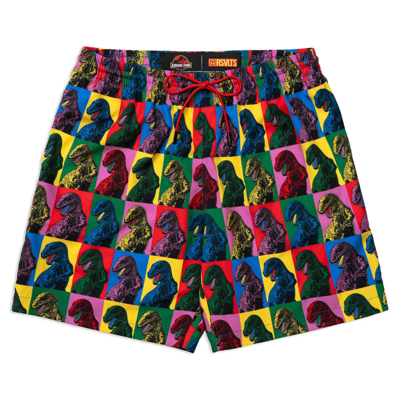 RSVLTS Jurassic Pop Hybrid Shorts — front view