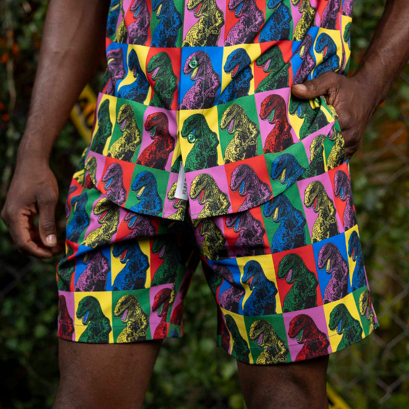 RSVLTS Jurassic Pop Hybrid Shorts — detail 2