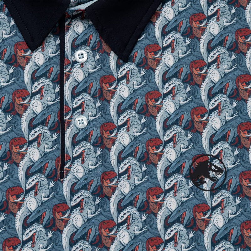 RSVLTS More Teeth All-Day Polo in Gray — detail 3