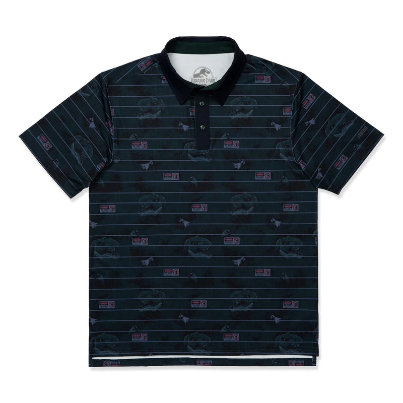 RSVLTS Power's Out All-Day Polo in Black — front view