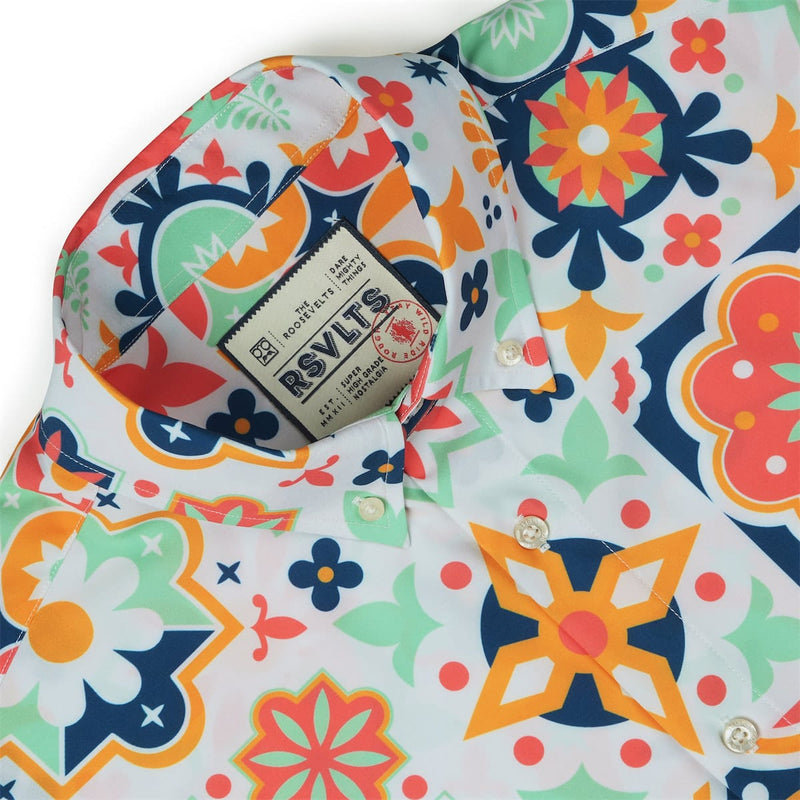 RSVLTS BIG Talavera KUNUFLEX Short Sleeve Shirt in Multicolor — detail 4