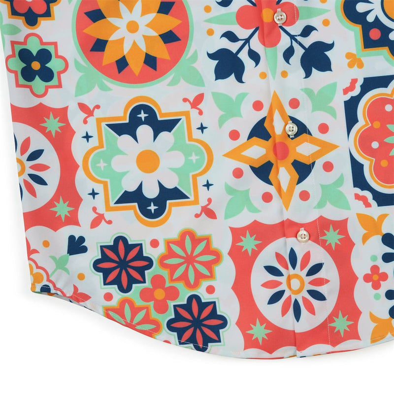 RSVLTS BIG Talavera KUNUFLEX Short Sleeve Shirt in Multicolor — detail 5