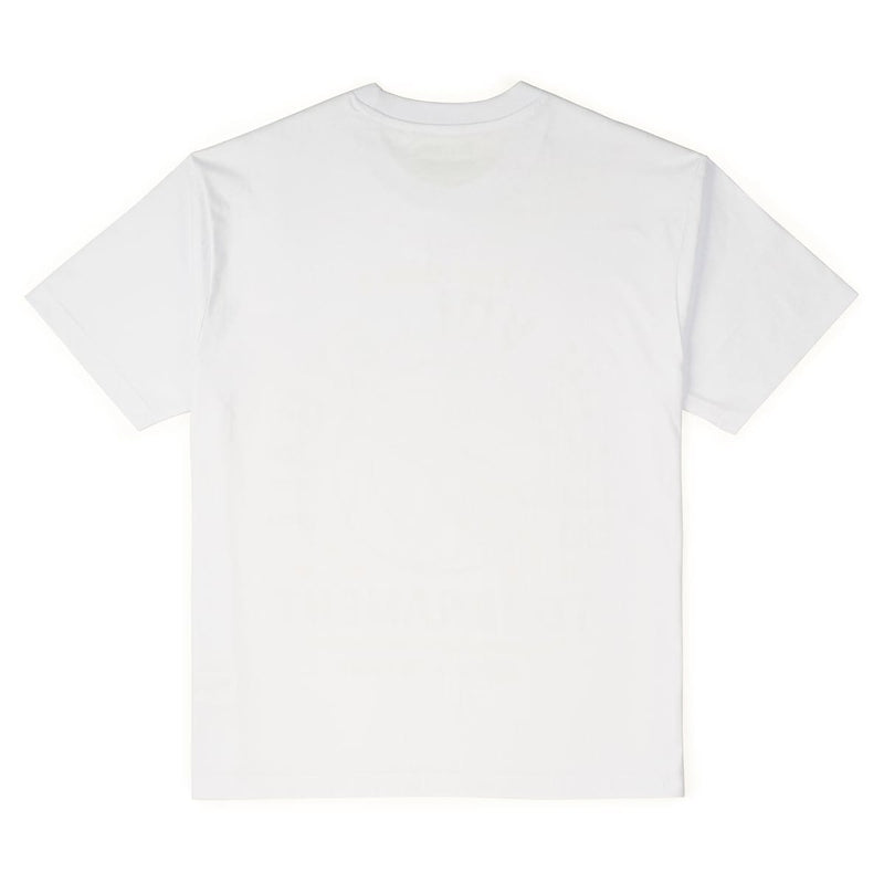 RSVLTS No Points for Second Place Vintage Crewneck Tee in White — detail 3