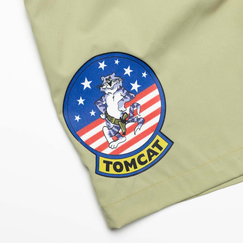 RSVLTS Danger Zone Hybrid Shorts in Neutral — detail 3