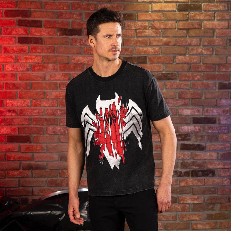 RSVLTS Symbiote Drip Vintage Crewneck Tee in Black — detail 2