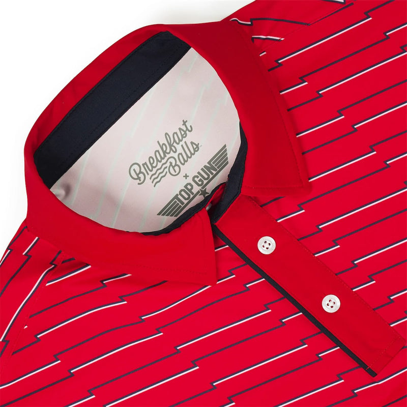 RSVLTS The Goose All-Day Polo in Red — detail 7