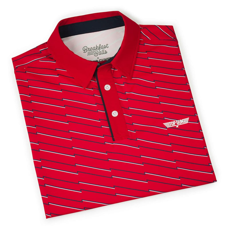 RSVLTS The Goose All-Day Polo in Red — detail 9
