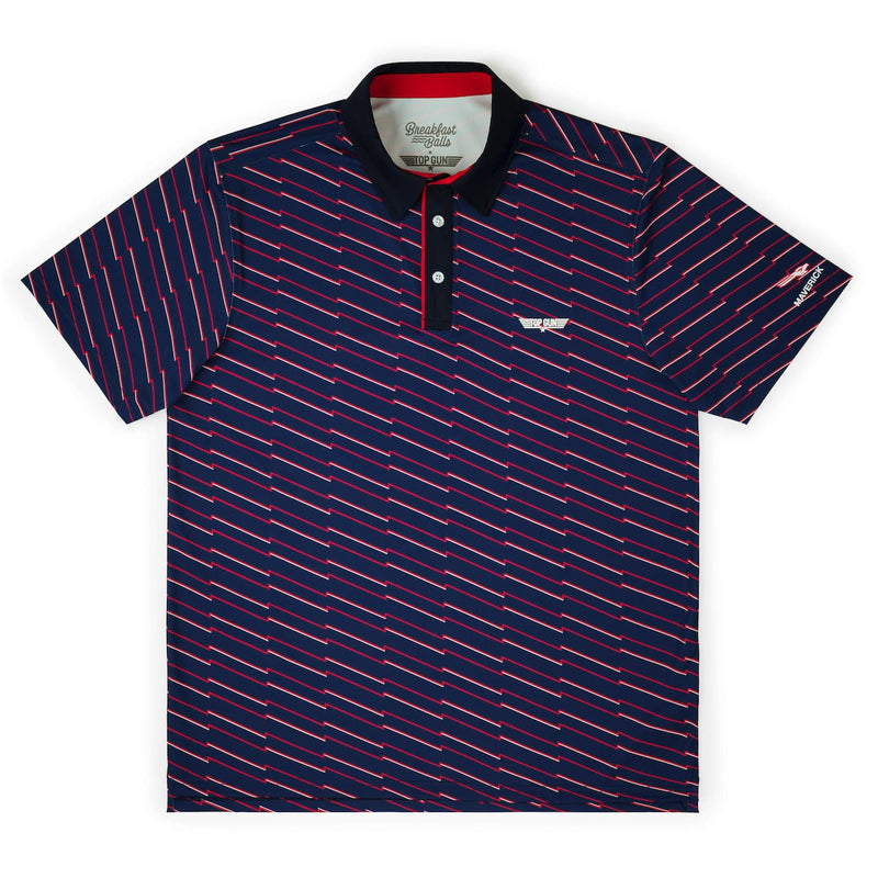 RSVLTS The Maverick All-Day Polo in Blue — front view