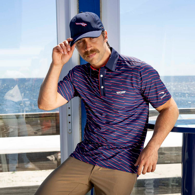 RSVLTS The Maverick All-Day Polo in Blue — detail 2