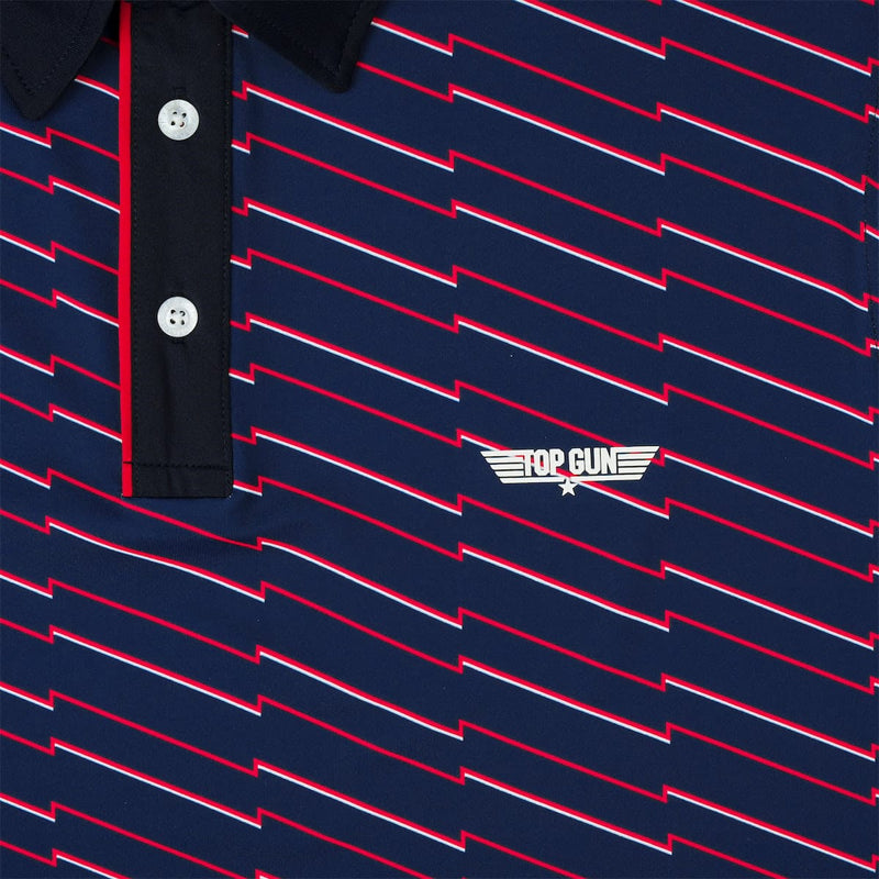 RSVLTS The Maverick All-Day Polo in Blue — detail 3