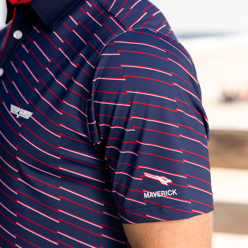 RSVLTS The Maverick All-Day Polo in Blue — detail 6