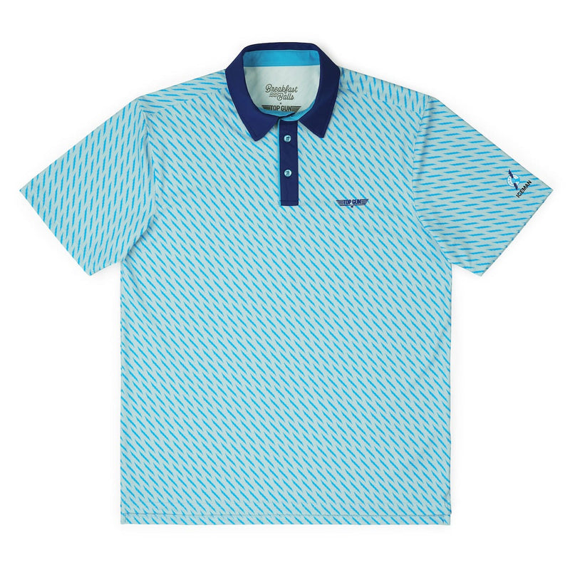RSVLTS The Iceman All-Day Polo in Blue — front view