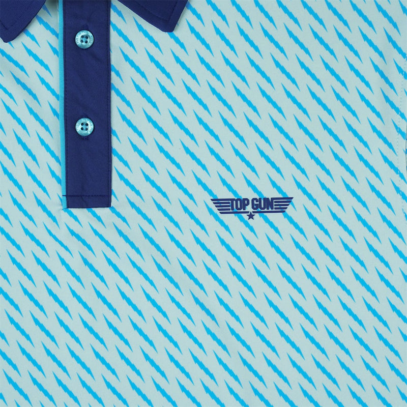 RSVLTS The Iceman All-Day Polo in Blue — detail 3