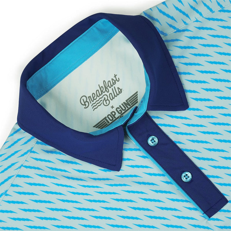 RSVLTS The Iceman All-Day Polo in Blue — detail 5