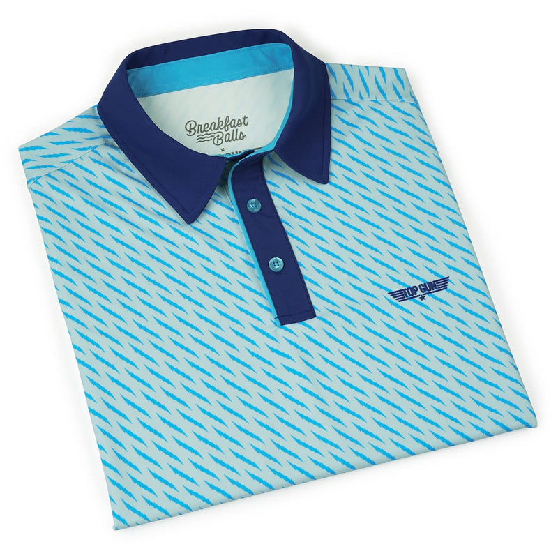 RSVLTS The Iceman All-Day Polo in Blue — detail 8