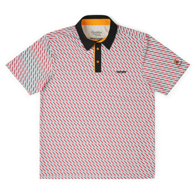 RSVLTS The Slider All-Day Polo in Red — front view
