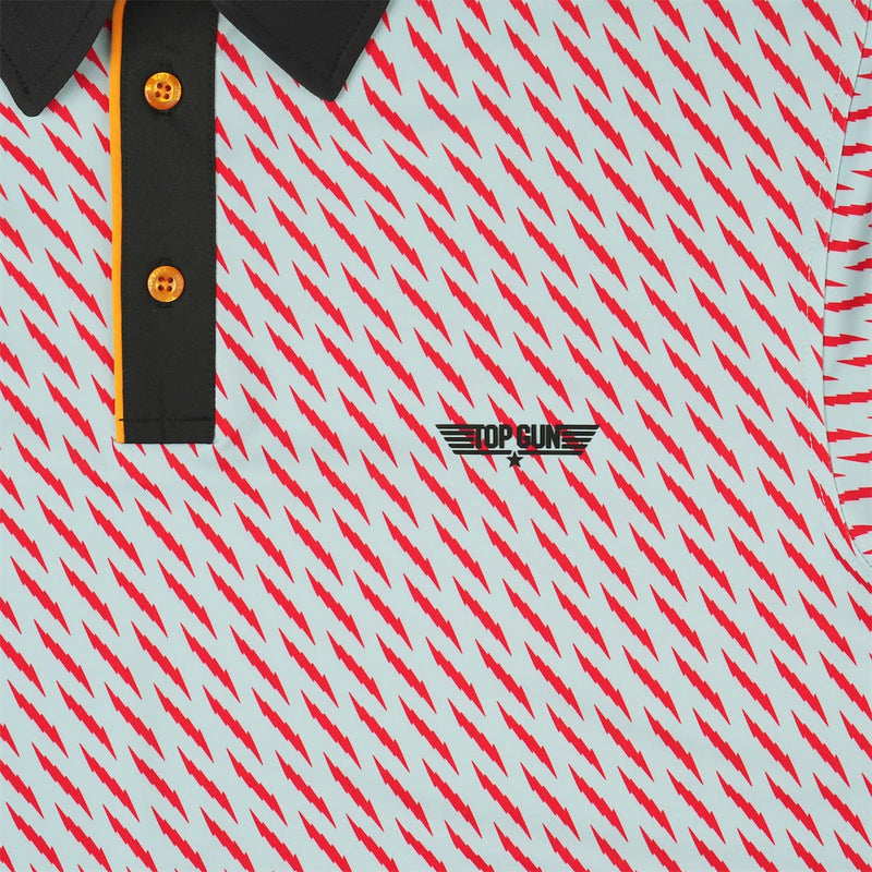 RSVLTS The Slider All-Day Polo in Red — detail 3