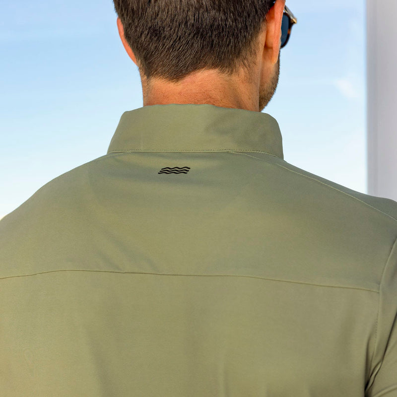 RSVLTS Danger Zone Quarter Zip in Green — detail 6